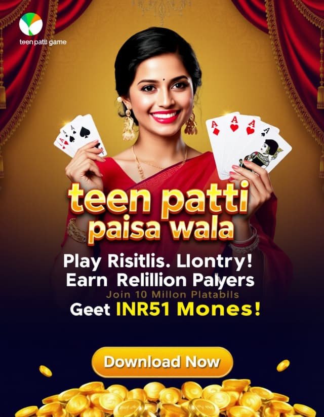 Teen Patti Game Paise Wala Banner